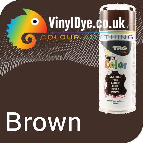 TRG Brown Vinyl Dye Plastic Paint Aerosol 150ml 303 TRG Brown Vinyl Dye Plastic Paint Aerosol 150ml 303