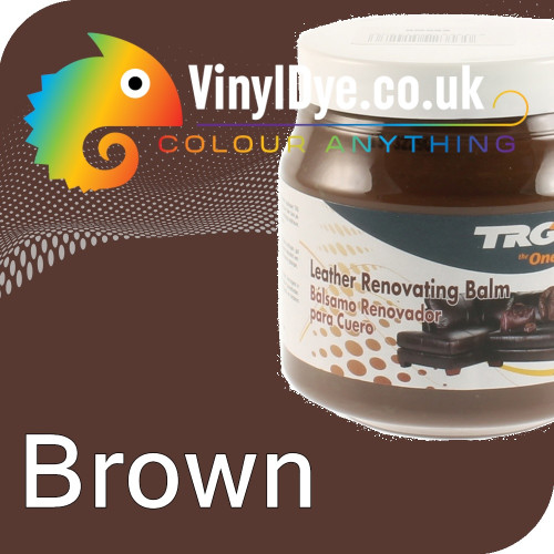 TRG leather dye restore and repair food Brown 300ml