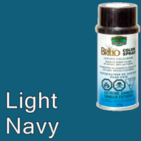 Light Navy Blue Brillo Aerosol 178ml Vinyl Dye Plastic Paint