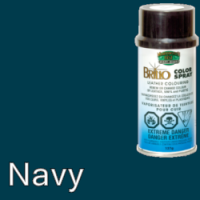 Navy (Like Dark Blue) Brillo Aerosol 178ml Vinyl Dye Plastic Paint