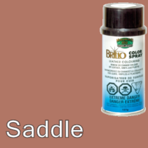 Saddle (Like Brown) Brillo Aerosol 178ml Vinyl Dye Plastic Paint