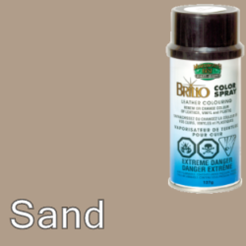 Sand (Like Brown) Brillo Aerosol 178ml Vinyl Dye Plastic Paint