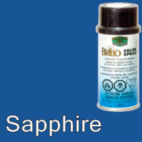 Sapphire (Like Blue) Brillo Aerosol 178ml Vinyl Dye Plastic Paint