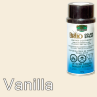 Vanilla (Like Cream) Brillo Aerosol 178ml Vinyl Dye Plastic Paint