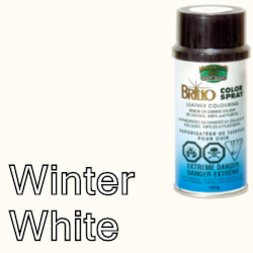 Winter White (An Off-White) Brillo Aerosol 178ml Vinyl Dye Plastic Paint