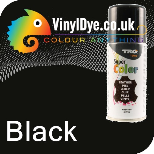 TRG Black Vinyl Dye Plastic Paint Aerosol 150ml or 400ml 317