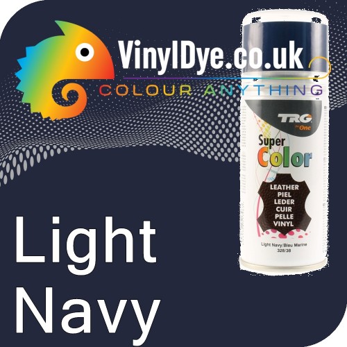 TRG Light Navy Blue Vinyl Dye Plastic Paint Aerosol 150ml 328 TRG Light Navy Blue Vinyl Dye Plastic Paint Aerosol 150ml 328