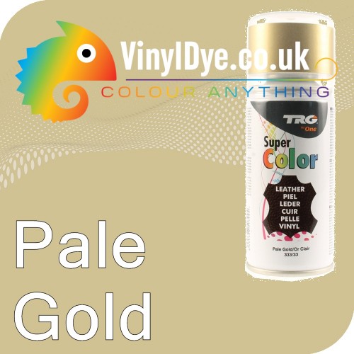 TRG Pale Gold Vinyl Dye Plastic Paint Aerosol 150ml 333 TRG Pale Gold Vinyl Dye Plastic Paint Aerosol 150ml 333