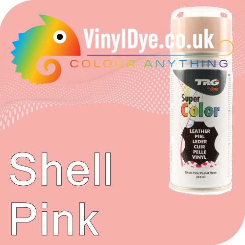 TRG Shell Pink Vinyl Dye Plastic Paint Aerosol 150ml 344 TRG Shell Pink Vinyl Dye Plastic Paint Aerosol 150ml 344