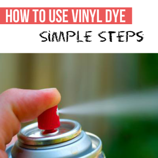 How to use vinyl dye and change the colour of plastic, leather and vinyl